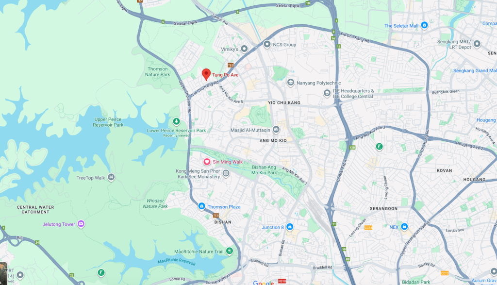 Tung Po Avenue Location Map